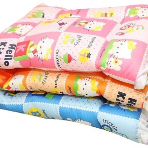TechHark® Cotton Baby Bed Protecting Mat  (3 MULTICOLOR, Pack of 3, Medium)