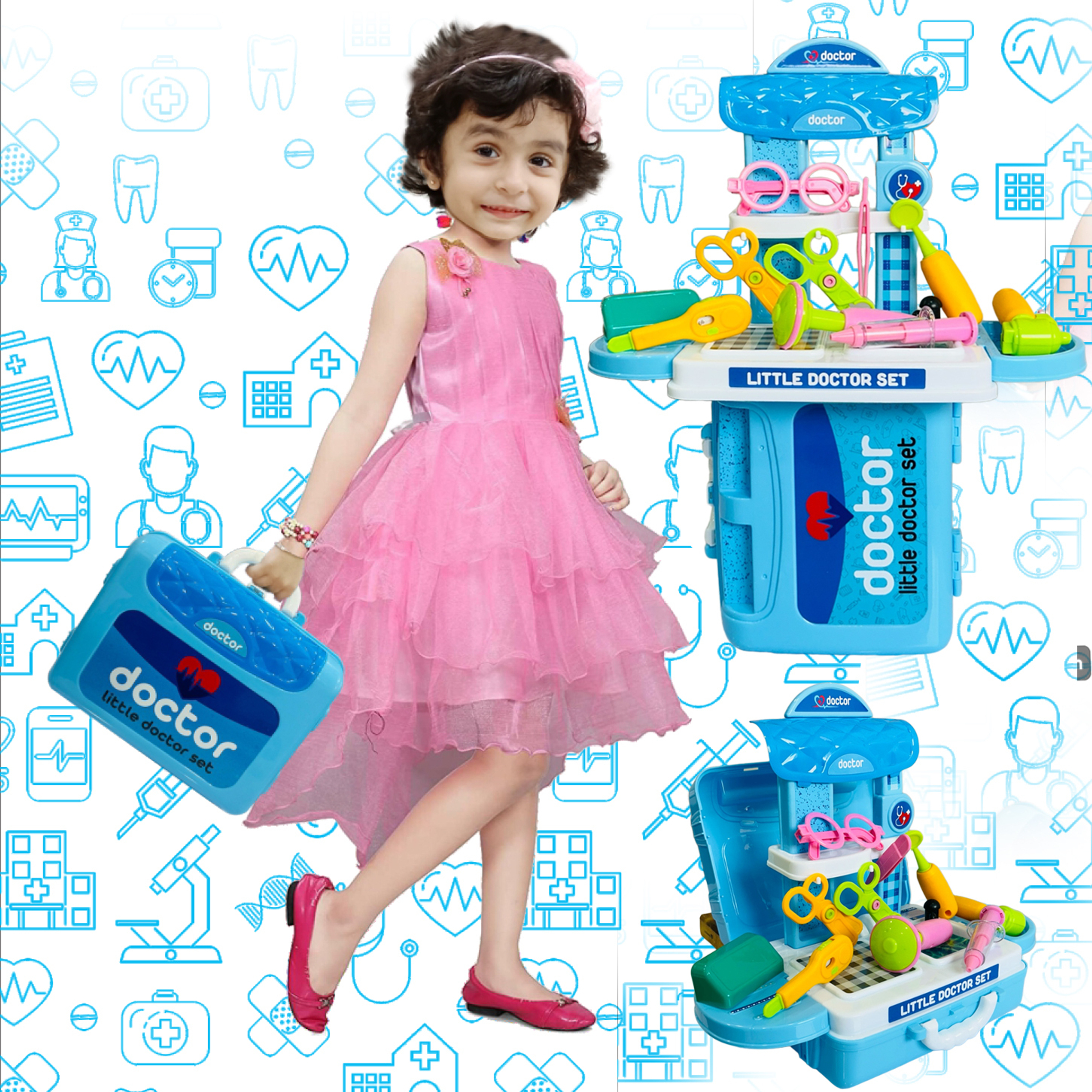 TechHark® Doctor Set With Many Pretend Medical Accessories For Kids