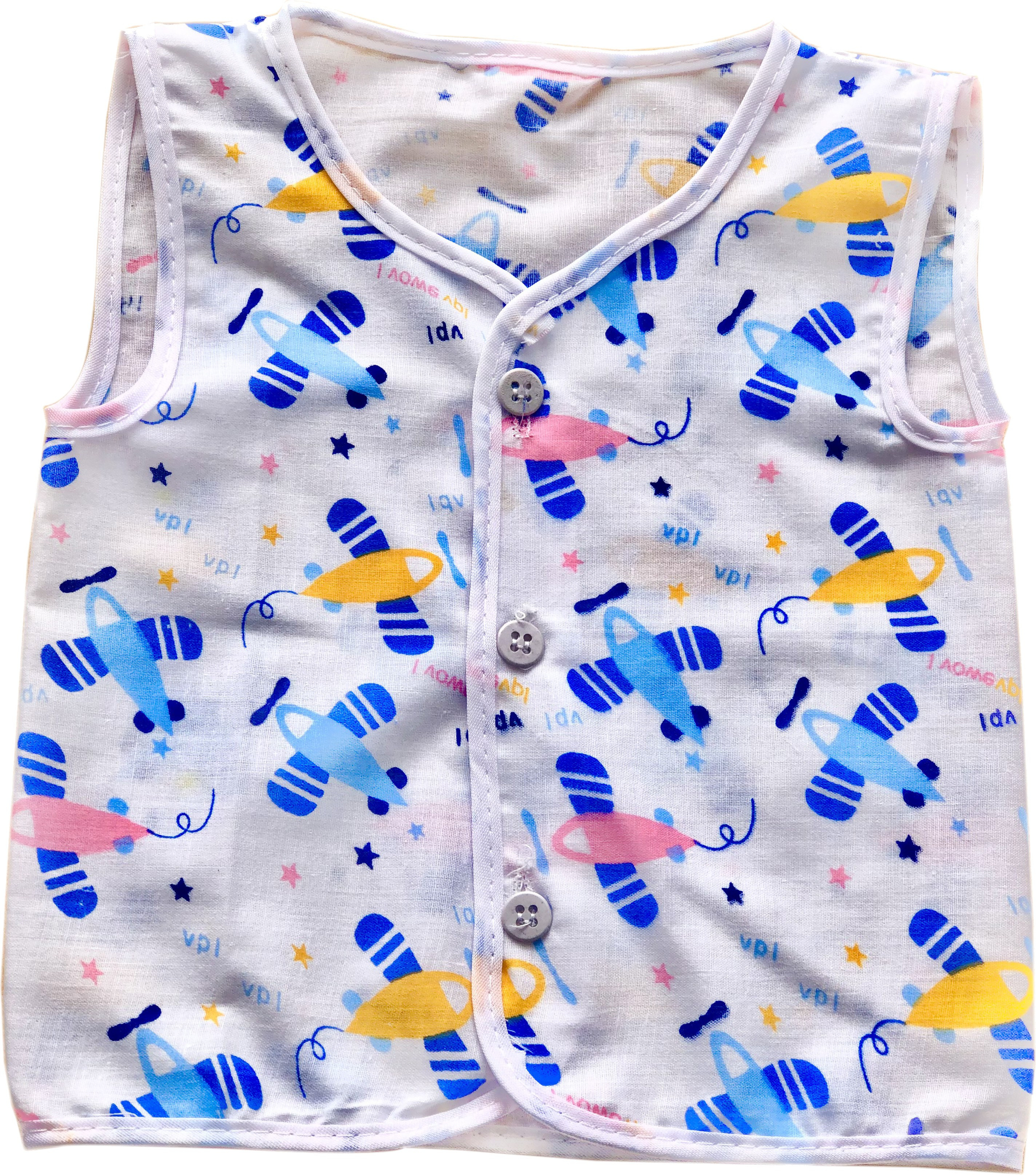 TechHark® Baby Care Combo Of Zhabla (6 Pcs) and Nappy (Langot) (12 Pcs) For Normal Home Use, Multicolor, Cotton Cloth Fabric, Random Design and Print (Multicolor) (Multicolor) - Image 3