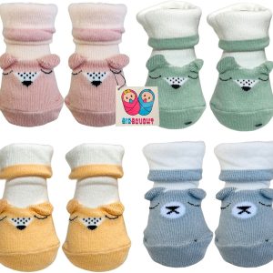TechHark® Booties  (Toe to Heel Length - 4 cm, Multicolor)