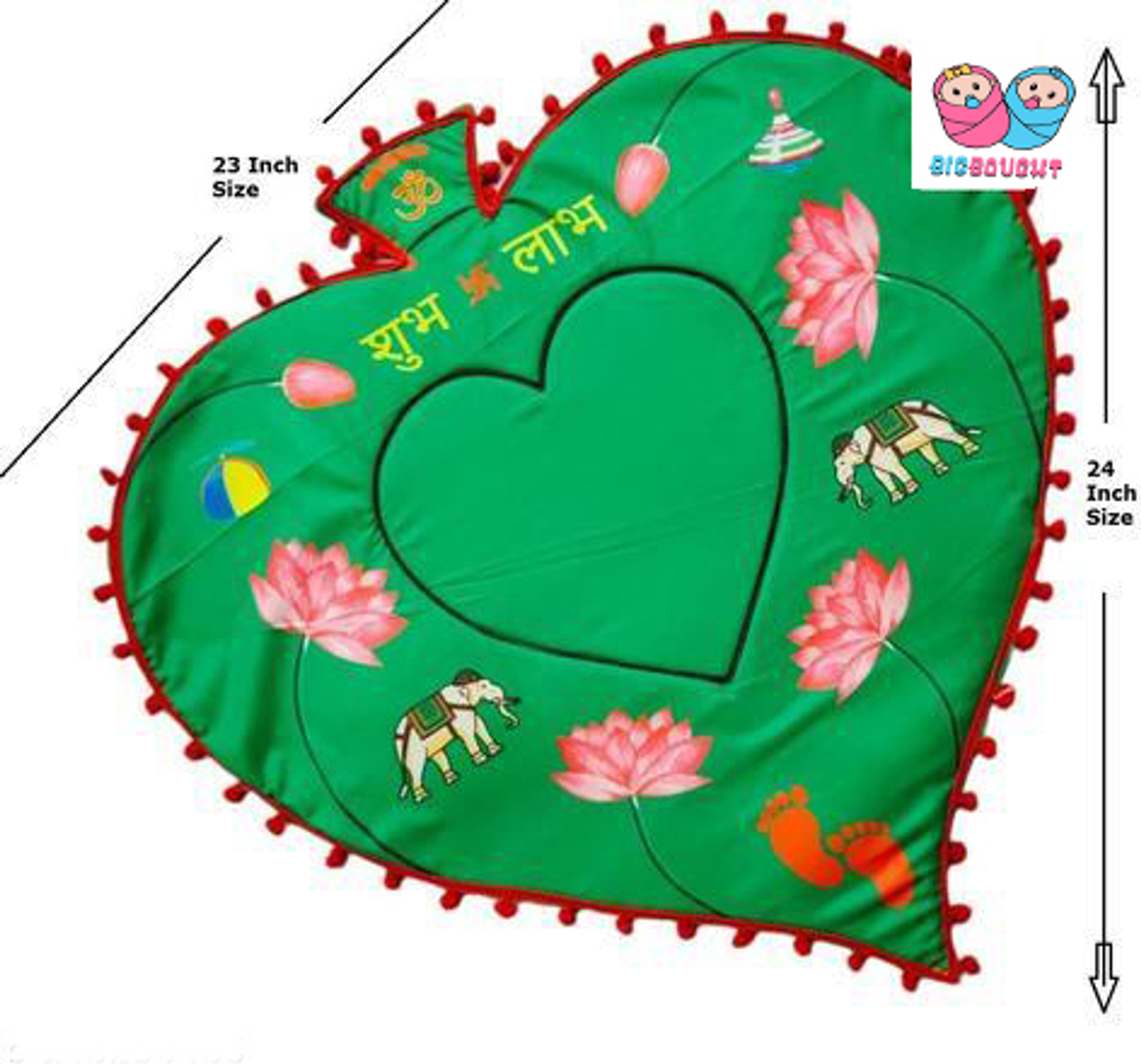 TechHark® New Born Baby Boy and Girl Cotton Mattress ,(Chhathi Set) With Printed Jabli Set (Multicolor) - Image 2