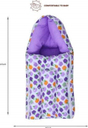 TechHark® Cotton Baby Bed Sized Bedding Set  (Purple, 1 Baby Bed Carrier)