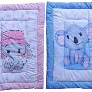 TechHark® Mattress For New Born Baby Bed Mat (Pack of 2)(0-1 Years)(30 X 20 Inch) (Multicolor)
