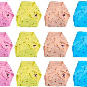 TechHark® Baby Nappy (Langot) (Cloth Diaper), Set Of 12 Piece, Hosiery Material,0-6 Months