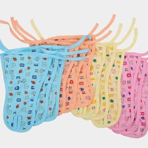 TechHark® Baby Nappy (Langot) (Cloth Diaper), Set Of 12, 0-6 Months, Multicolor
