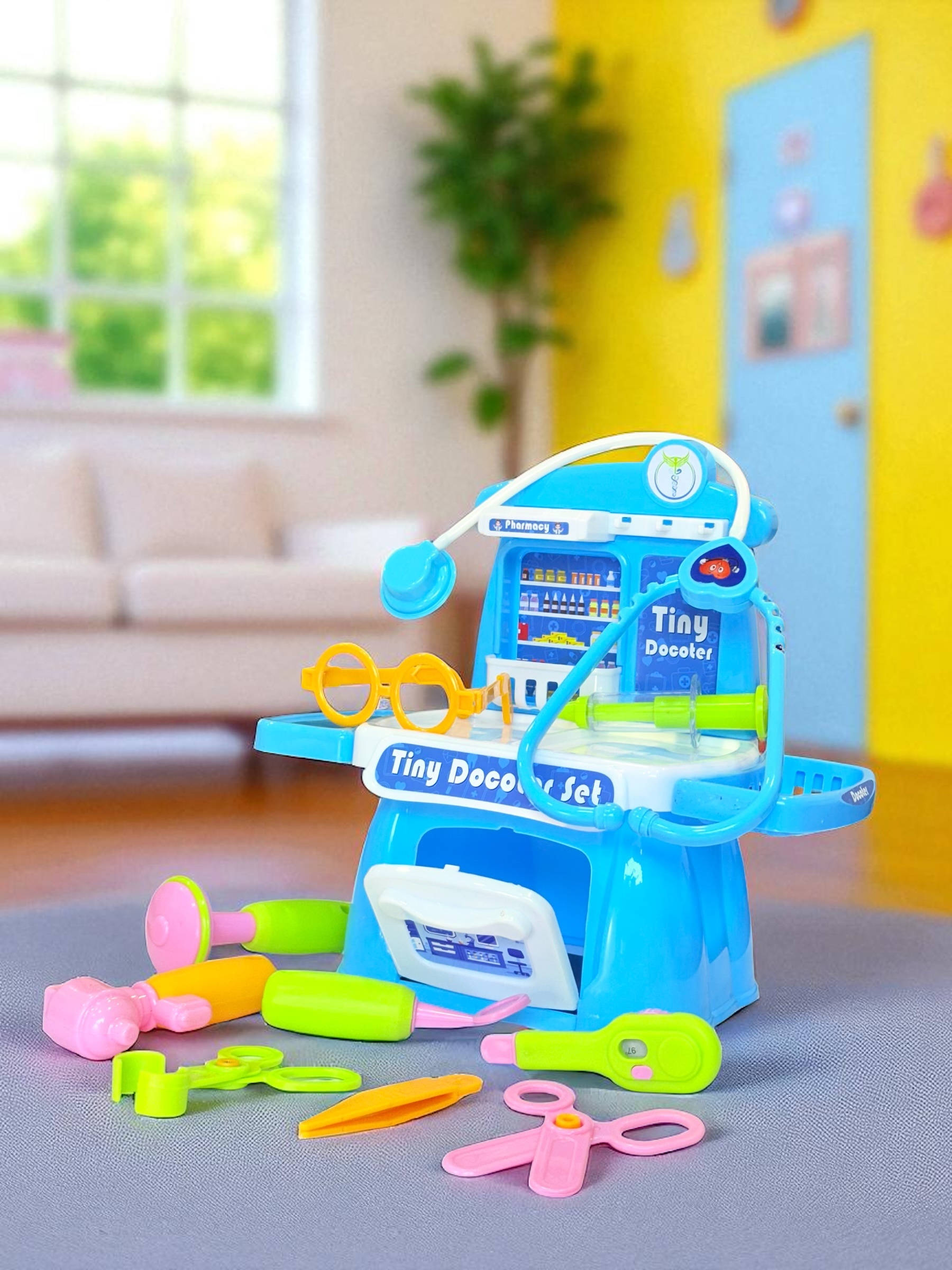 TechHark® Tiny Doctor Set With Many Pretend Medical Accessories For Kids