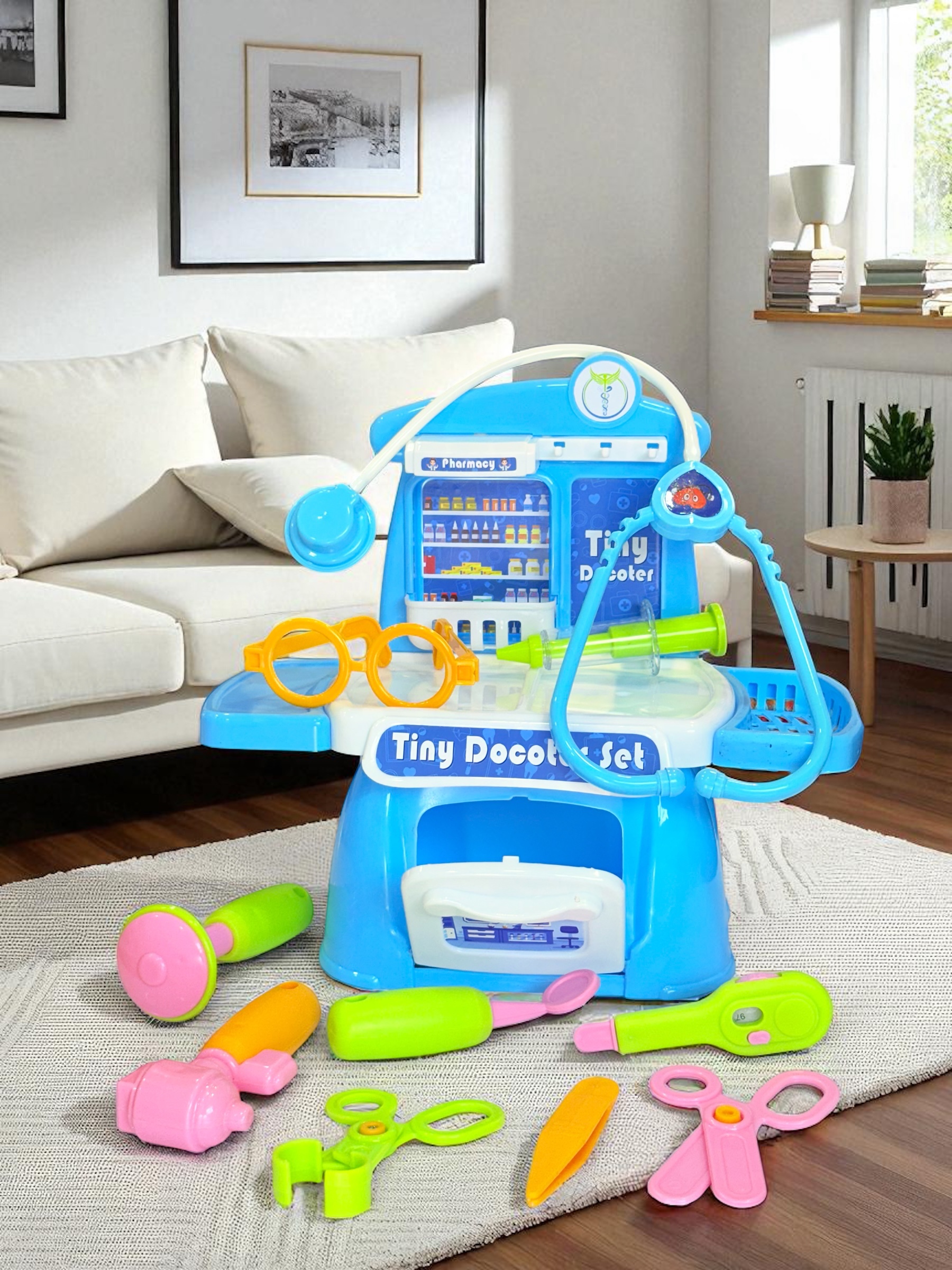 TechHark® Tiny Doctor Set With Many Pretend Medical Accessories For Kids - Image 2