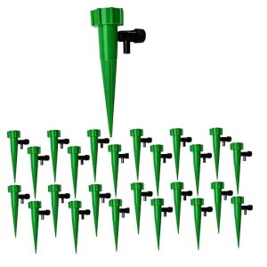 Techhark® Pack of 24 Drip Irrigation kit for Home Garden, Self-Watering Spikes for Plants, Automatic Plant Water Devices (Drip-24pcs)