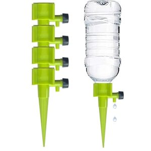 Techhark® Pack of 5 Drip Irrigation kit for Home Garden, Self-Watering Spikes for Plants, Automatic Plant Water Devices (5 PCs,100% Leak Proof)